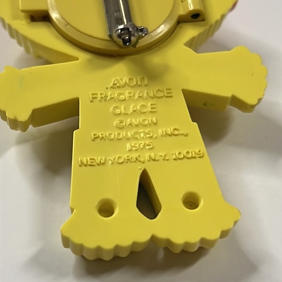 Vintag 70s Avon Peter Patches Scarecrow Collectible Fragrance Glace Pin Pals - Picture 6 of 10